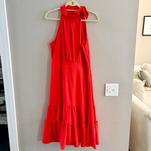 Leslie Fay Vibrant Red Dress